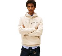 Tommy Jeans Men's TJM REG LINEAR LOGO HOODIE EXT DM0DM20746 Pullover Hoodie, BEIGE (Gulf Sand), M