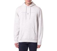 Tommy Jeans Regular Linear Logo Hoodie Grey - XL