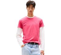 Tommy Jeans Men’s Original Short Sleeve Slim Fit T-Shirt, Red (Vintage Cerise), S
