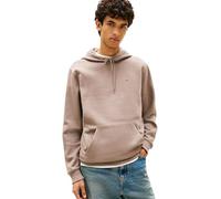 Tommy Jeans Men’s Regular Fit Flag Fleece Hoodie, Brown (Ivy Mink), L