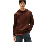 Tommy Jeans Men’s Regular Fit Flag Fleece Hoodie, Brown (Rich Brown), S
