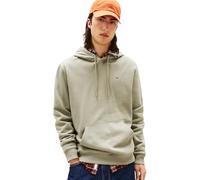 Tommy Jeans Men’s Regular Fit Flag Fleece Hoodie, Green (Utility Sage), S