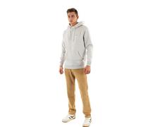 Tommy Jeans Men’s Regular Fit Flag Fleece Hoodie, Grey (Silver Grey Heather), XXL