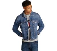 Tommy Jeans Men’s Ryan Denim Jacket with Chest Pockets, Blue (Denim Dark), XXL