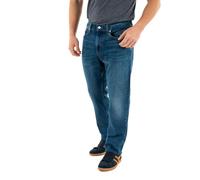 Tommy Jeans Men’s Ryan Regular Straight Leg Jeans, Blue (Denim Dark), 34W/32L