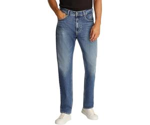 Tommy Jeans Men’s Ryan Slim Straight Leg Jeans, Blue (Denim Medium), 32W/38L