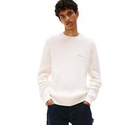 Tommy Jeans Men’s Script Chunky Knit Jumper, Off-White (Ancient White), M