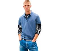 Tommy Jeans Men’s Short Sleeve Placket Slim Fit Polo Shirt, Blue (Blue Moment), 3XL