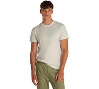Tommy Jeans Men’s Short Sleeve Round Neck Slim Linear Chest T-Shirt, Grey (Oat Marl HTR), M