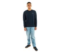 Tommy Jeans Men's TJM Slim Chest Linear Ls Tee Ext Dm0Dm21594 L/S T-Shirt, Blue (Dark Night Navy), M