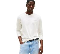 Tommy Jeans Men's TJM Slim Chest Linear Ls Tee Ext Dm0Dm21594 L/S T-Shirt, White (Ecru), XXL