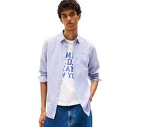 Tommy Jeans Men’s TJM Long Sleeve Shirt, Blue (Soft Sapphire), XXL