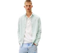 Tommy Jeans Men’s TJM Long Sleeve Shirt, Green (Cloudy Jade), XL