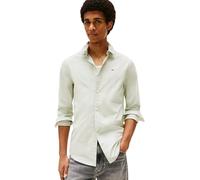 Tommy Jeans Men’s TJM Original Long Sleeve Shirt, Green (Misty Sage), S