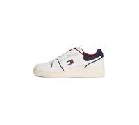 Tommy Jeans Men’s TJM Retro Basket Low Top Cupsole Trainers, Multicolor (RWB), 9