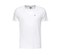 Tommy Jeans Men’s V-neck Short Sleeve TJM Original T-shirt, White (Classic White), 3XL
