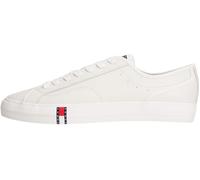 Tommy Jeans Men’s Vulcanised Trainers Archive Long Lace-up, White (Ecru), 11