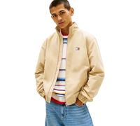 Tommy Jeans Men’s Windbreaker Jacket with Stretch Cuffs and Hem, Beige (Gentle Gold), M