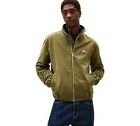 Tommy Jeans Men’s Windbreaker Jacket with Stretch Cuffs and Hem, Green (Dark Greenery), XL