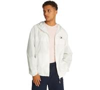 Tommy Jeans Men TJM LW CHICAGO JACKET EXT Windbreaker Jacket, White, 3XL