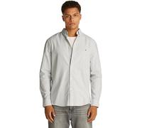 Tommy Jeans Men TJM Slim Stripe Oxford Shirt EXT L/S Shirt, Blue, 3XL