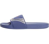 Tommy Jeans Men's Beach Slides Seasonal with Logo Strap, Blue (Storm Blue), 7