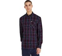 Tommy Jeans Men's Check Pocket Shirt Casual, Multicolor (Desert Sky Check), M
