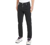 Tommy Jeans Men's Dad Jean Rglr Tprd Cg4181 Denim Pants, Denim Black, 34W / 34L