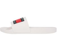 Tommy Jeans Men's Essential Pool Slides, White (Ecru), 6.5