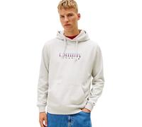 Tommy Jeans Men's TJM Reg Entry DNA Play Hood Dm0Dm22642 Pullover Hoodie, Grey (Ice Grey Heather), S