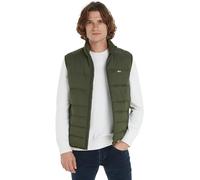 Tommy Jeans Men's Light Quilted Down Gilet, Green (Fatigue Green), XS