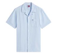 Tommy Jeans Mens Linen Short-Sleeved Shirt GT56894