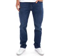 Tommy Jeans Men's Ryan Regular Fit Straight Leg Jeans Dark Blue Denim - Cotton