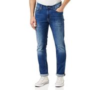 Tommy Jeans Men's Ryan Rlxd Strght Wmbs Jeans, Wilson Mid Blue Stretch, 33W / 34L