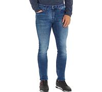 Tommy Jeans Men's Scanton Slim Dyjmb Jeans, Dynamic Jacob Mid Blue Stretch, 27W / 30L