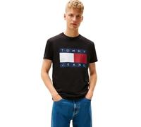 Tommy Jeans Men's Short Sleeve Cotton Graphic T-Shirts with Big Flag Logo Design Short Sleeve Cotton Graphic T-Shirts with Big Flag Logo Design (Pack of 1)