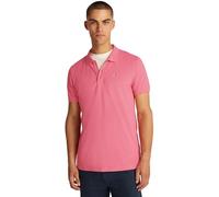 Tommy Jeans Men's Slim Fit Short Sleeve Polo Shirt, Pink (Preppy Pink), M
