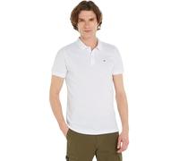 Tommy Jeans Men's Slim Fit Short Sleeve Polo Shirt, White (White), XXL
