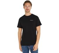 Tommy Jeans Men's Slim Fit Short Sleeve Round Neck T-Shirt, Black (Black), XXL
