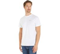 Tommy Jeans Men's Slim Fit Short Sleeve Round Neck T-Shirt, White (White), S