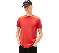 Tommy Jeans Men's T-Shirt Short Sleeve Linear Chest Tee Slim Fit, Red (Terracotta Red), M