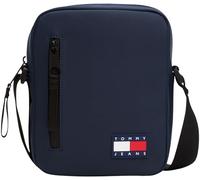 Tommy Jeans Men's TJM Elevated Pu Reporter Am0Am13396 Crossover, Blue (Dark Night Navy), OS