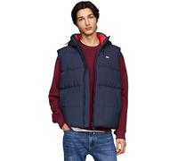 Tommy Jeans Mens Tjm Essential Down Ext Dm0dm20465 Vest, Blue (Dark Night Navy), XXL UK