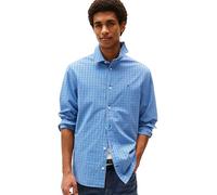 Tommy Jeans Mens TJM Essnt Poplin Reg Ext Dm0dm21693 L/S Shirt, Blue (Copenhagen Blue Medium Check), M UK