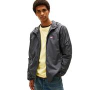 Tommy Jeans Men's TJM FLEECE CHICAGO JACKET EXT DM0DM22291 Windbreaker Jacket, GREY (Washed Black), L