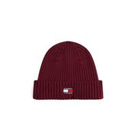 Tommy Jeans Men's TJM Heritage Core Beanie Am0Am13669, Red (Red Wine), One Size