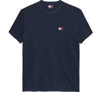 Tommy Jeans Men's TJM Reg Badge Tee Ext DM0DM20322 S/S T-Shirt, Blue (Dark Night Navy), S