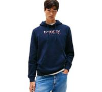 Tommy Jeans Men's TJM Reg DNA Hoodie Ext Dm0Dm22113 Pullover Sweatshirt, Blue (Dark Night Navy), L