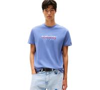 Tommy Jeans Mens TJM Reg DNA Tee Ext Dm0dm21978 S/S T-Shirt, Blue (Soft Sapphire), S UK