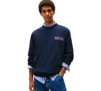 Tommy Jeans Men's Tjm Reg Entry Dna Play Crew Ext Dm0dm22377 Pullover Sweatshirt (pack of 1)